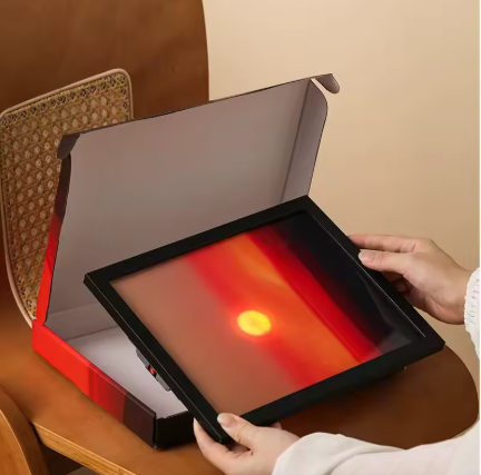 Cuadro Decorativo de Puesta de Sol con Iluminación