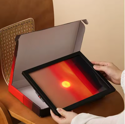 Cuadro Decorativo de Puesta de Sol con Iluminación