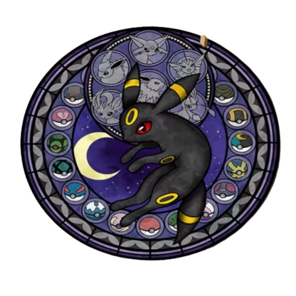 Alfombra redonda MINISO Pokemon Black Sylveon Elves