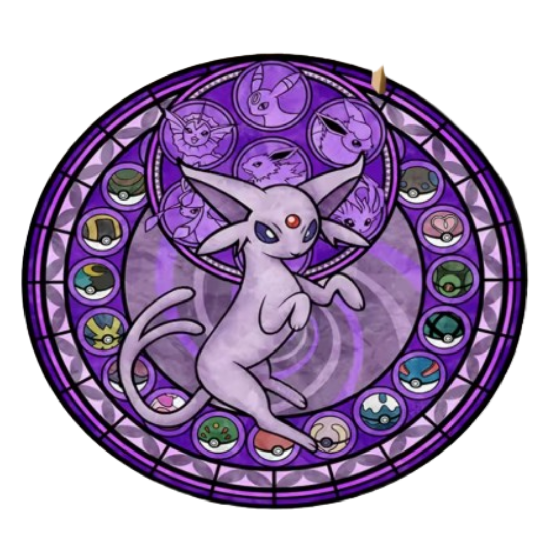 Alfombra redonda MINISO Pokemon Black Sylveon Elves
