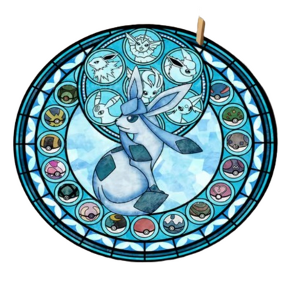 Alfombra redonda MINISO Pokemon Black Sylveon Elves