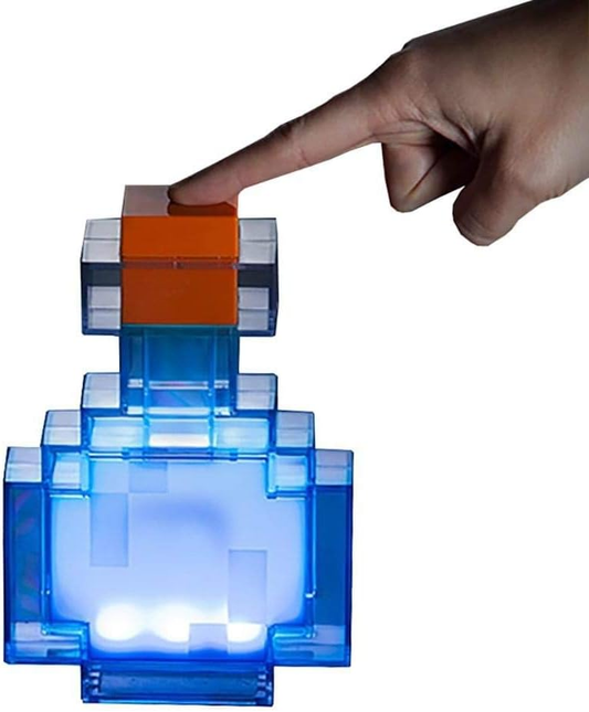 Lámpara Poción de Minecraft Luz Multicolor